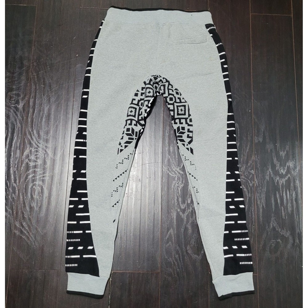 NWT Brooklyn Standard Joggers XL (36Wx31L) Adult Fleece Drawstring Gray Black - Picture 3 of 9